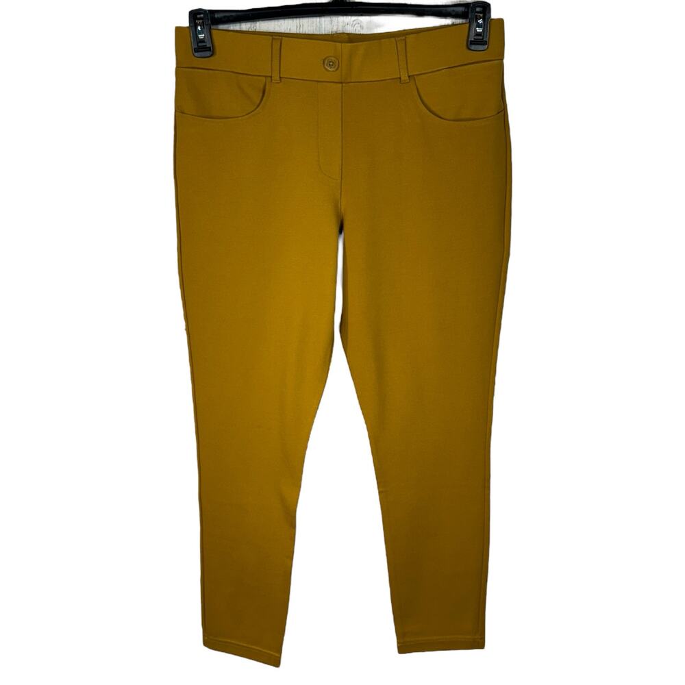 Betabrand Petite X-Large 7-Pocket Skinny Pants Pull-On Stretch Flat Front Cedar